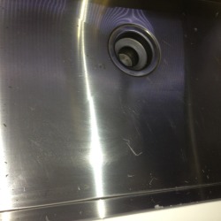 Commercial Stainless Steel Sink Repaired