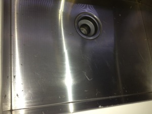 Commercial Stainless Steel Sink Repaired